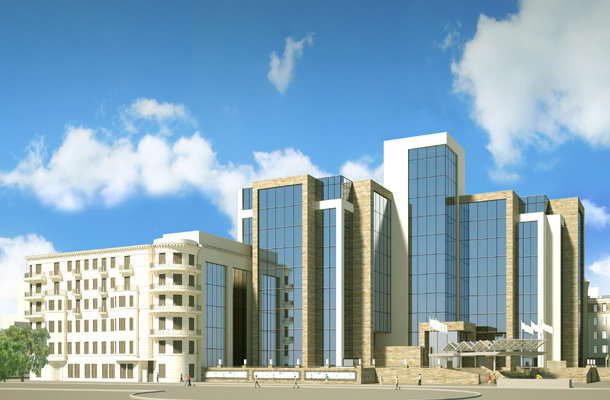Reconstruction des façades du complexe de bureaux LUKOIL